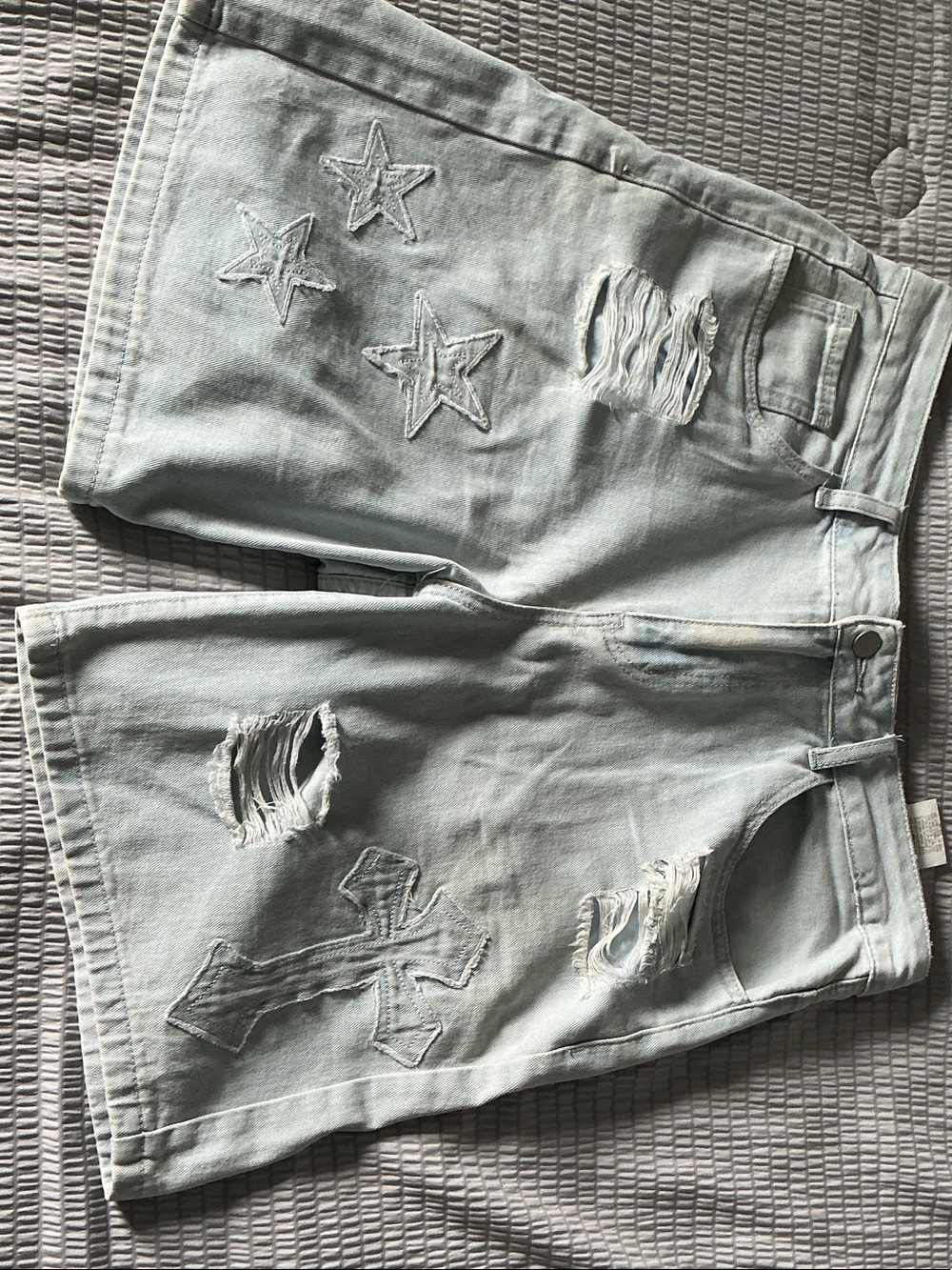 NFINITY Light Blue Jean Jacket - Pale Blue Wash